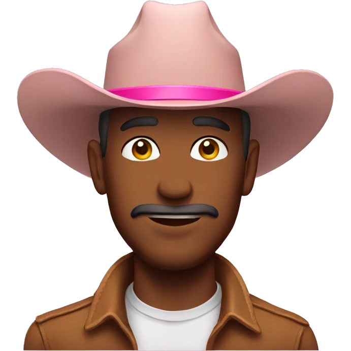 cowboy pink hat emoji