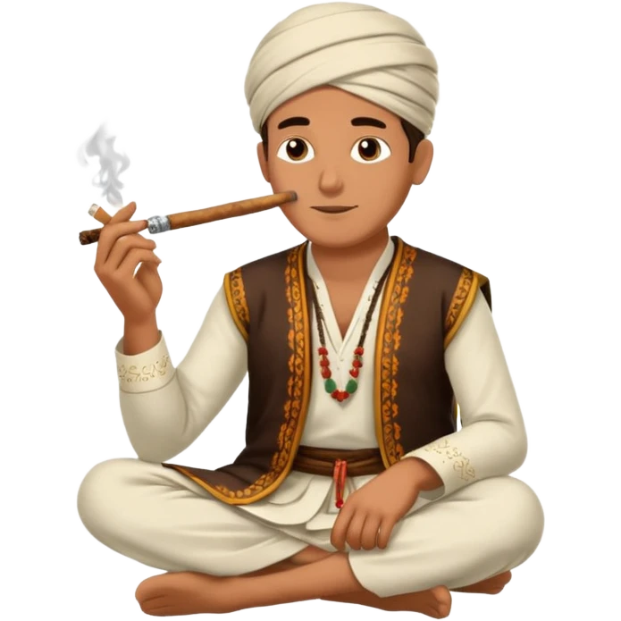 Hukka with khaat emoji