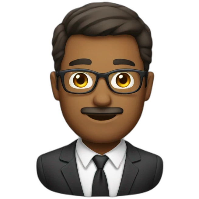 Smart man emoji