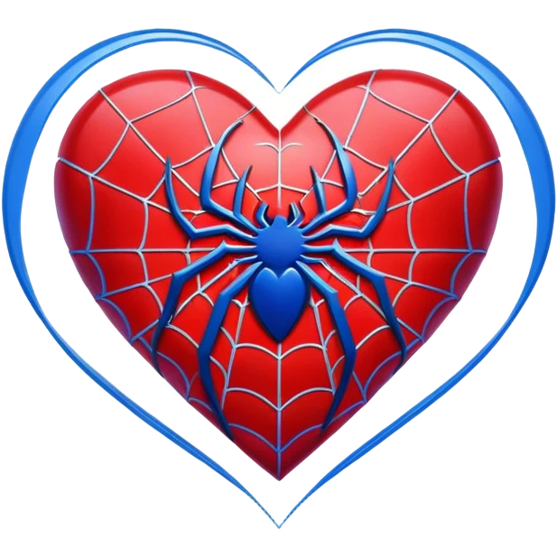 Spiderman heart emoji