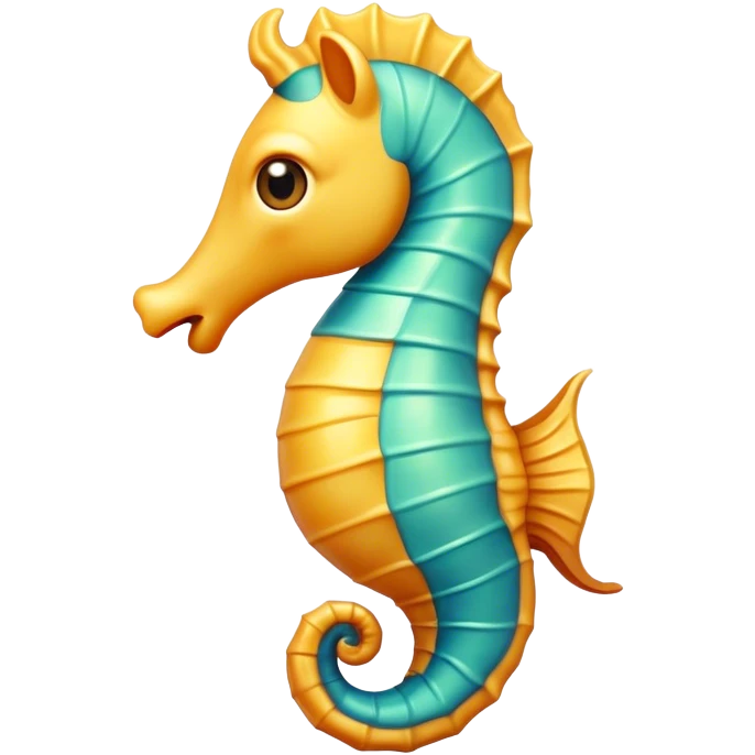 Cinematic Comical Sea Horse Portrait Emoji, Head tilted dramatically with an exaggeratedly amused expression, featuring a delicately curved seahorse with a whimsically coiled tail and wide, comically expressive eyes full of playful disbelief, Simplified yet hilariously expressive features, highly detailed, glowing with a slightly sassy aquatic glow, high shine, dramatic yet playful, stylized with an air of quirky marine mischief, soft glowing outline, capturing the essence of a meme-worthy seahorse that looks ready to drift its way into viral fame! emoji