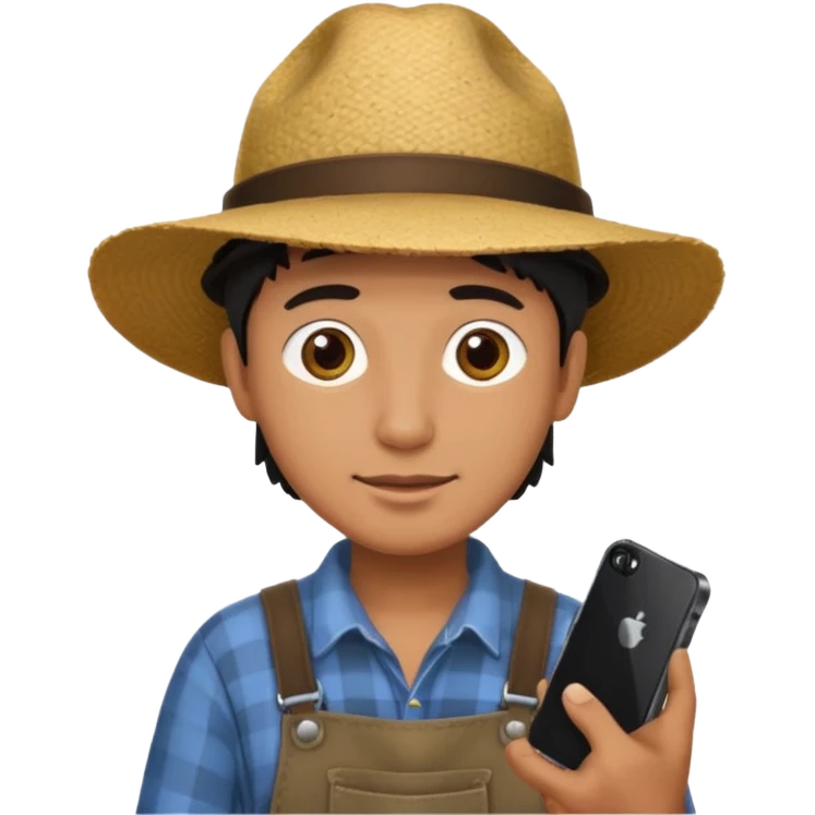 farmer grow iphone emoji