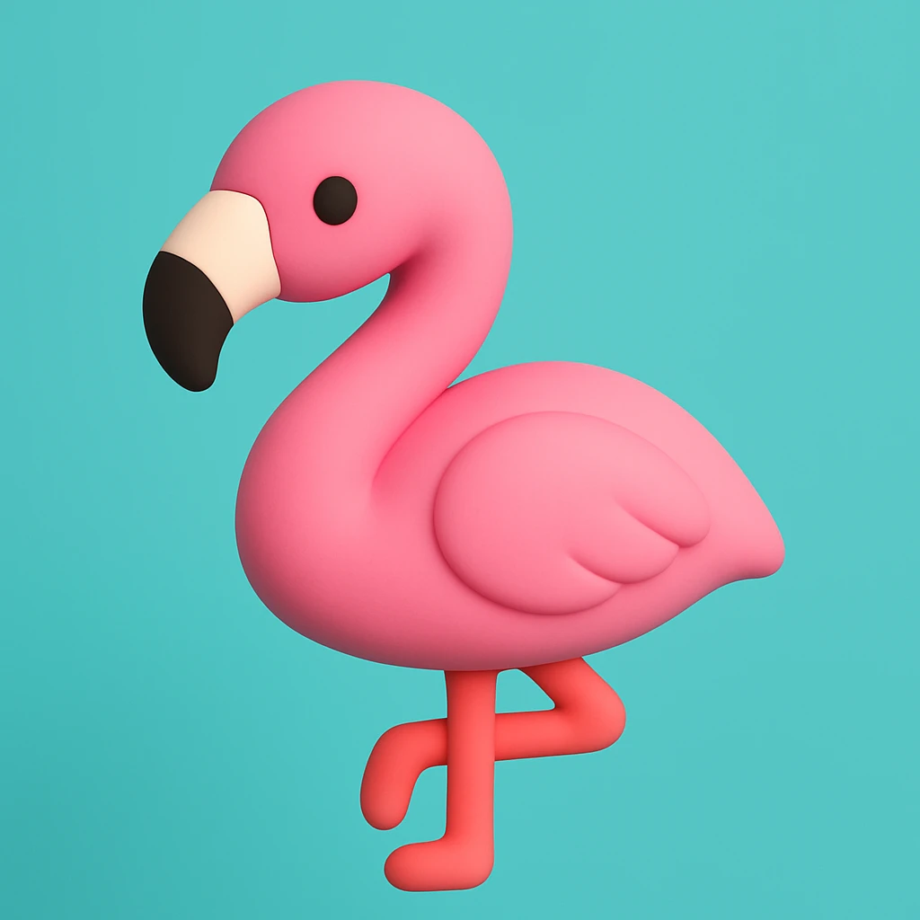 flamingo emoji