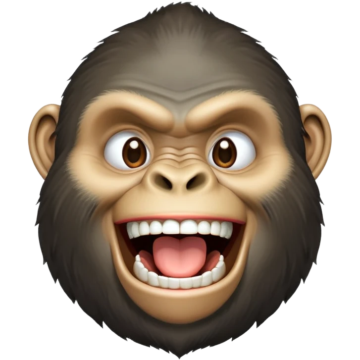 Gorille qui rigole  emoji