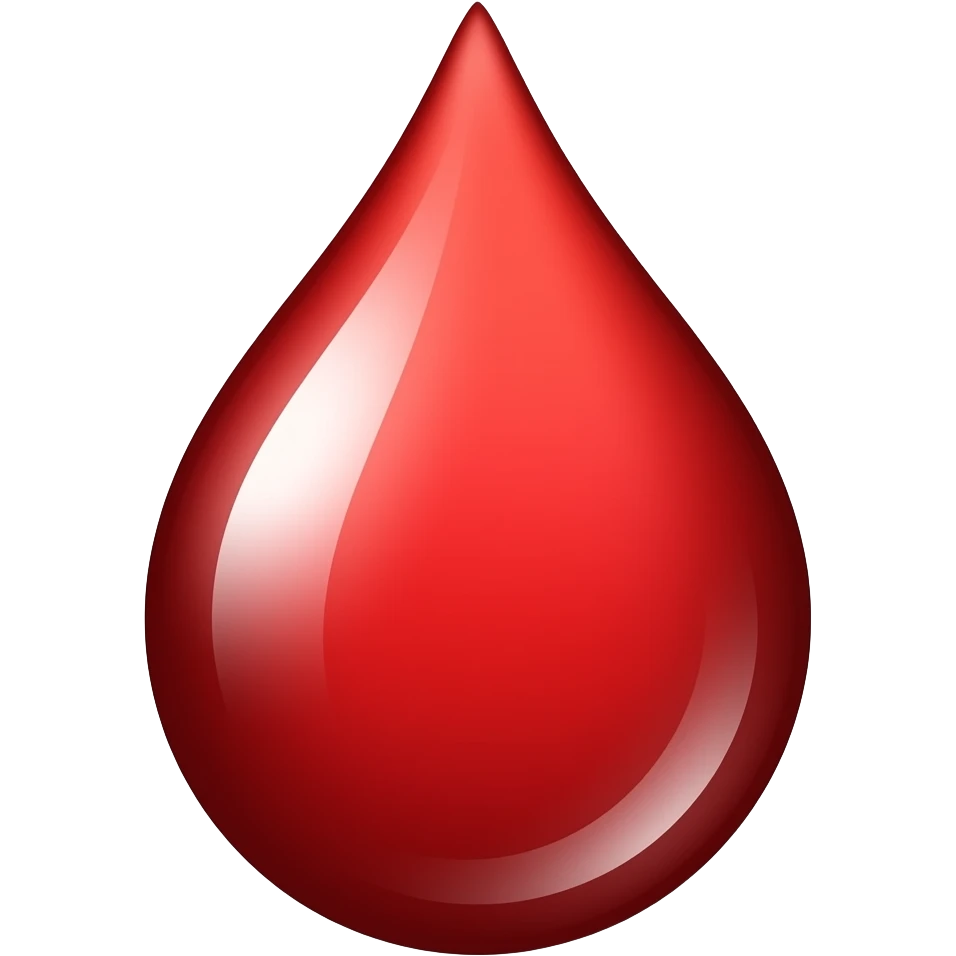 blood drop emoji
