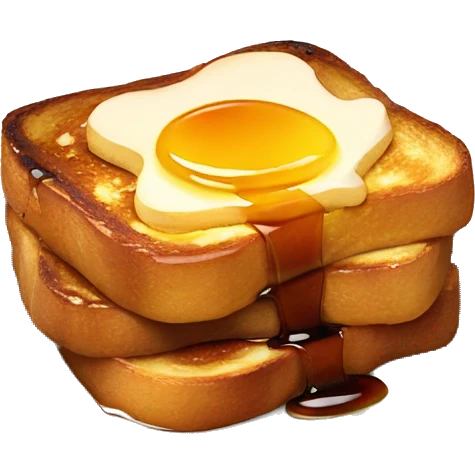 French toast with syrup  emoji
