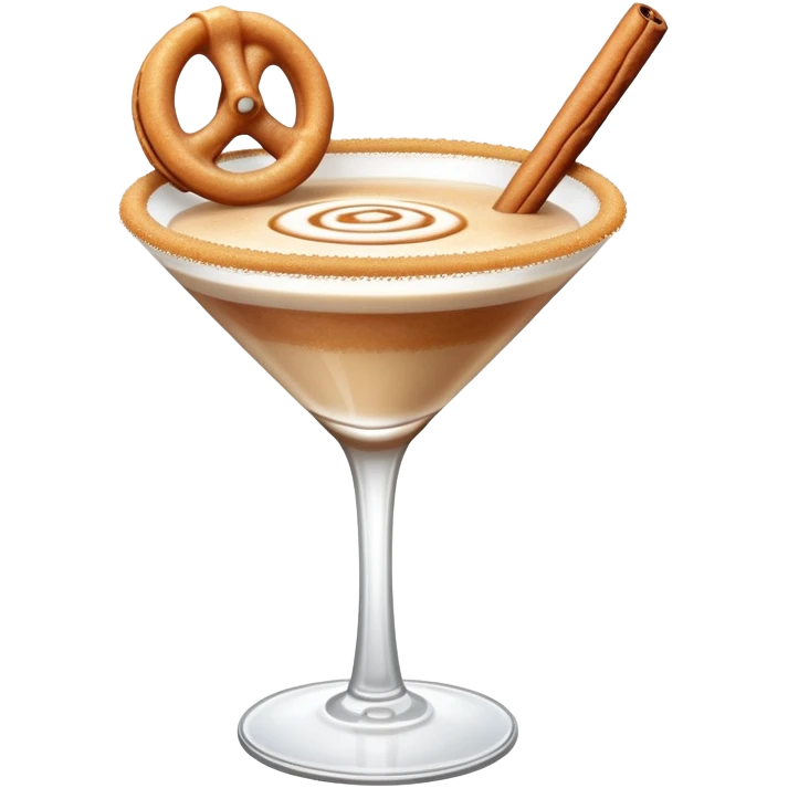 Cinnamon churro martini  emoji