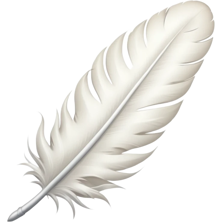 white feather emoji