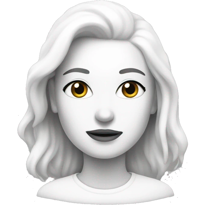 Rad white for women  emoji