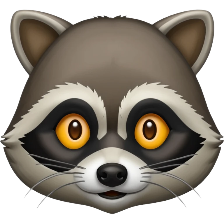Raccoon bandit emoji