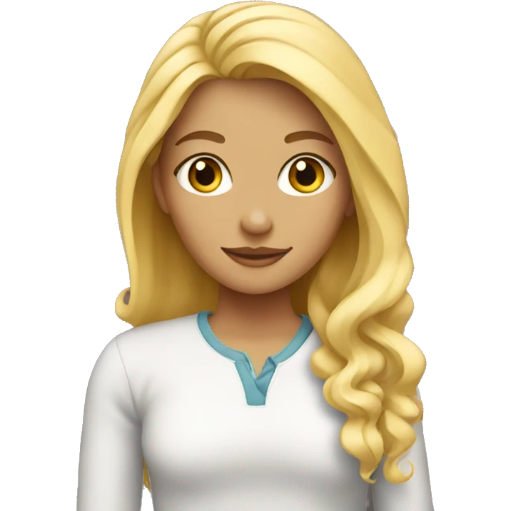 blonde girl emoji