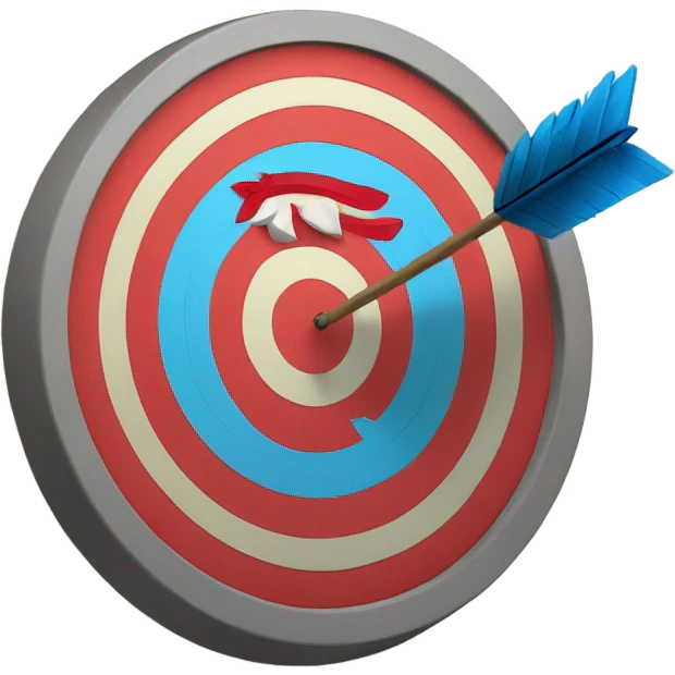 arrow target emoji
