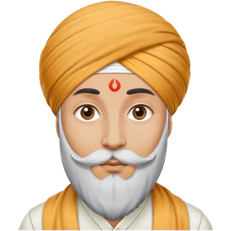 Sikh man with circular turban emoji