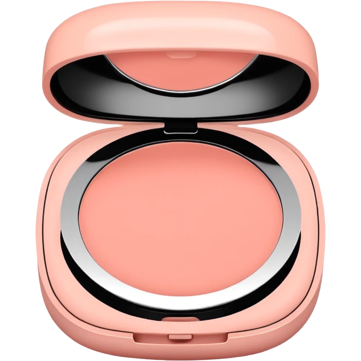 salmon pink makeup packaging emoji