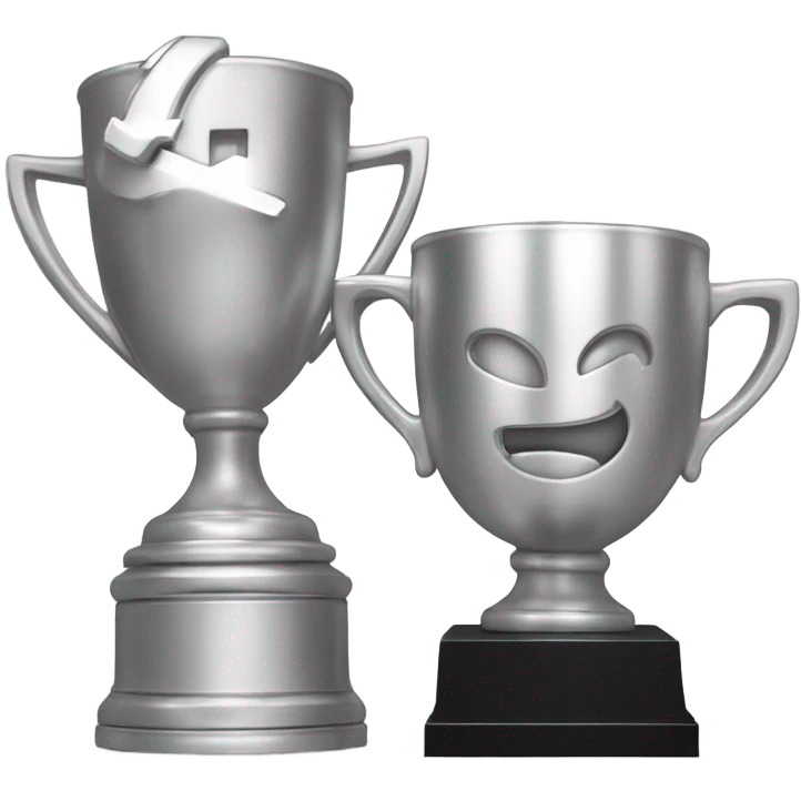 silver reddit trophy emoji
