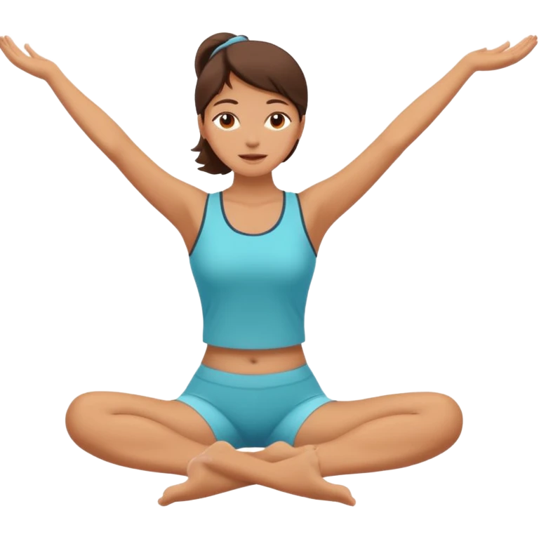 The woman who just woke up is stretching lazily emoji