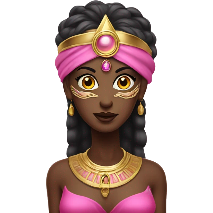 andromedan diva priestess pink third eye emoji
