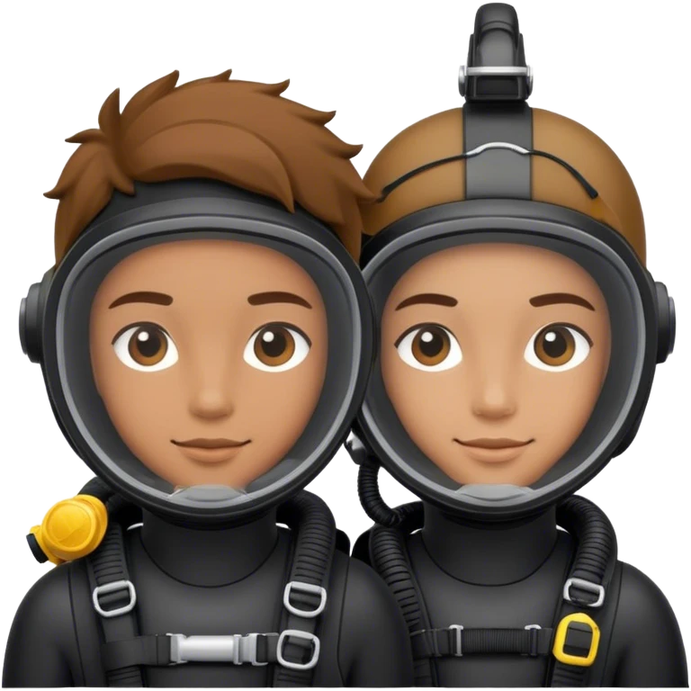 两位潜水员朋友 emoji