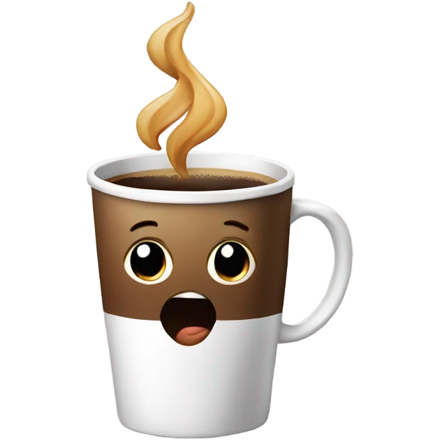 Hot coffee emoji