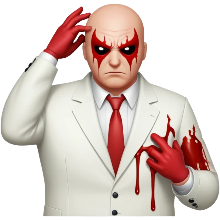 Kingpin from Spider-Man holding someone’s head emoji