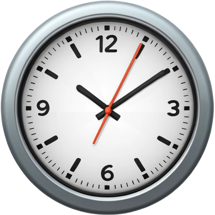 Clock it  emoji