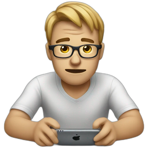 social media addict emoji