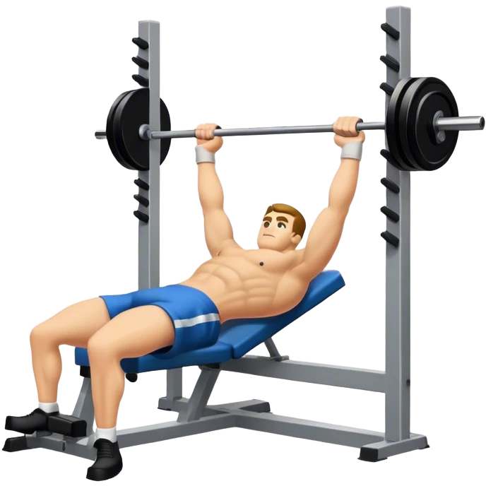 close-grip flat-benchpress emoji
