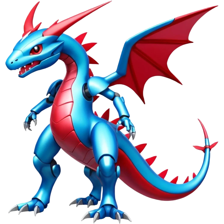  Cool Shiny Digimon-Fakemon-Salamence-Flygon-Mecha full body emoji