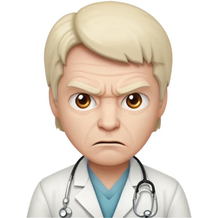 very angry doctor emoji
