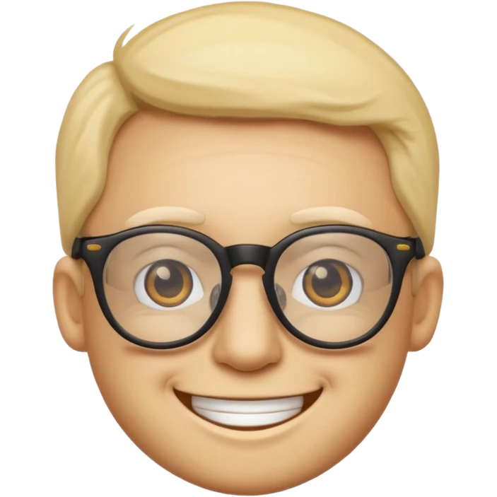Smiley is cool in glasses emoji
