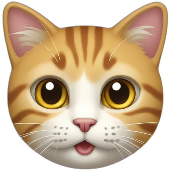 un chat qui fait un doit donner emoji