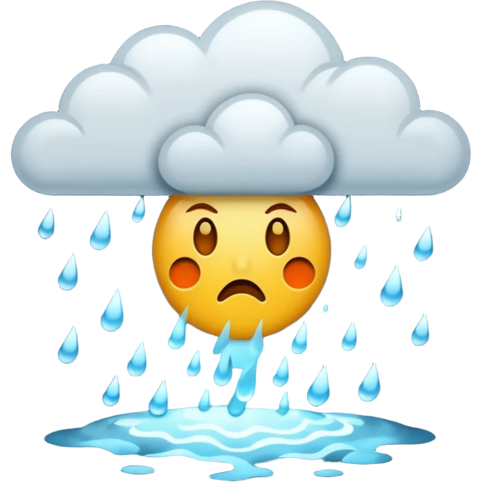 armageddon rain emoji