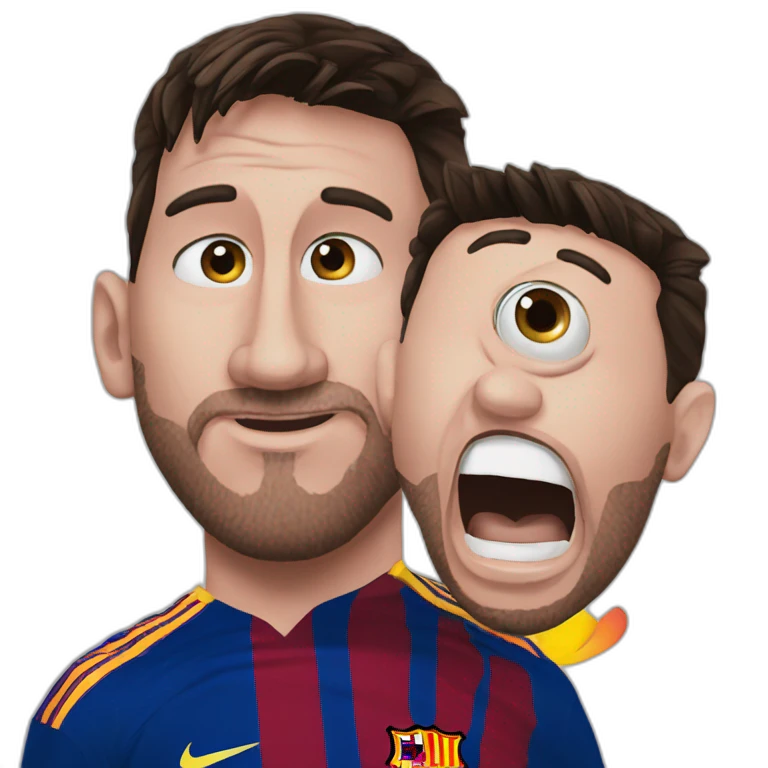 messi con anteojos emoji