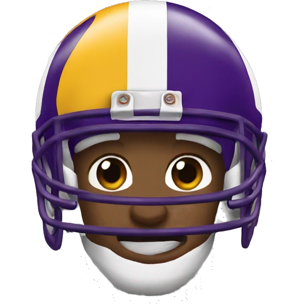 Minnesota Vikings heart emoji emoji