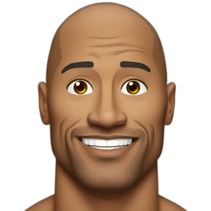 dwayne johnson emoji
