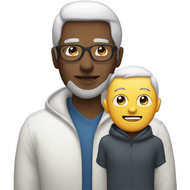 A father with  mask emoji