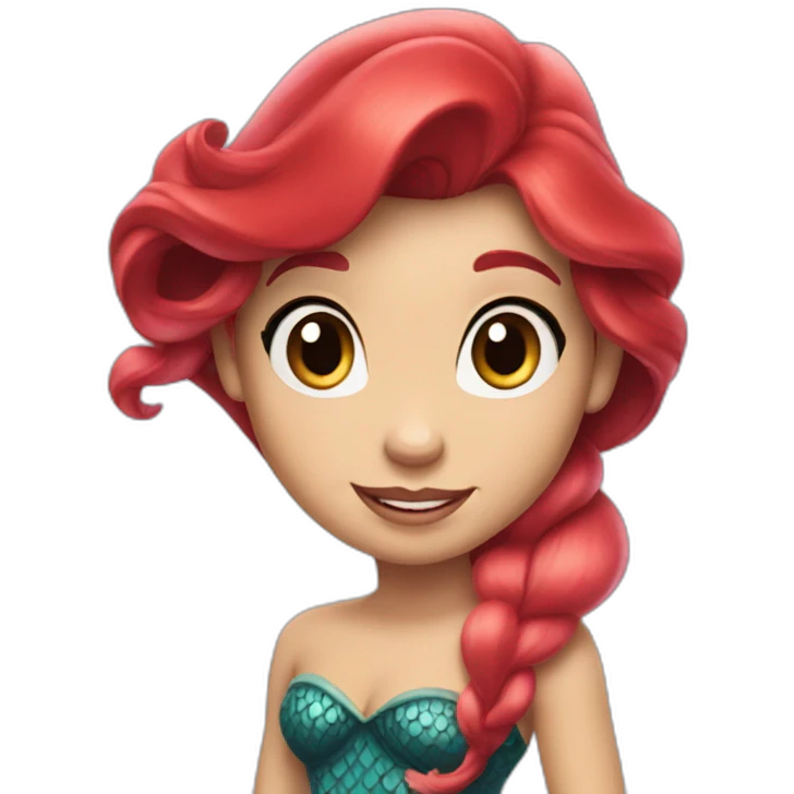 The little mermaid disney emoji