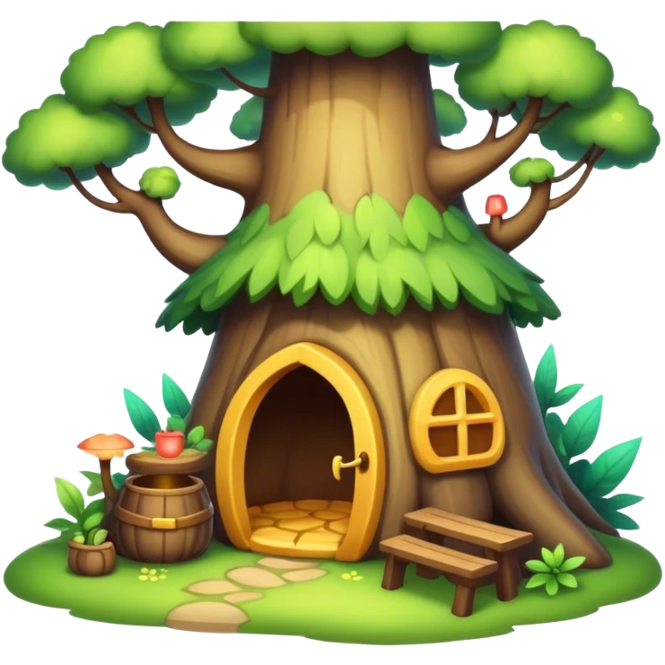 Cozy Fantasy Forest emoji