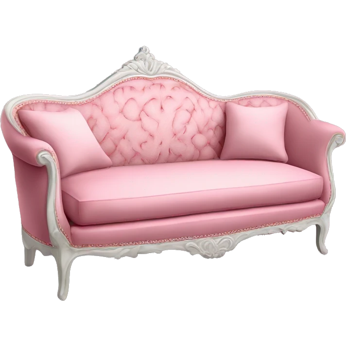 marie Antoinette lace pink sofa  emoji