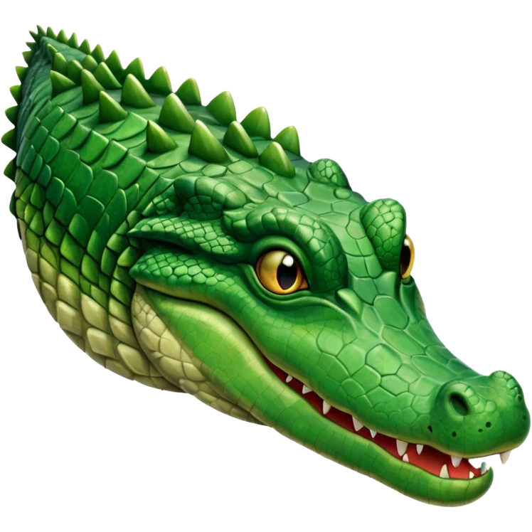 crocodile side view emoji