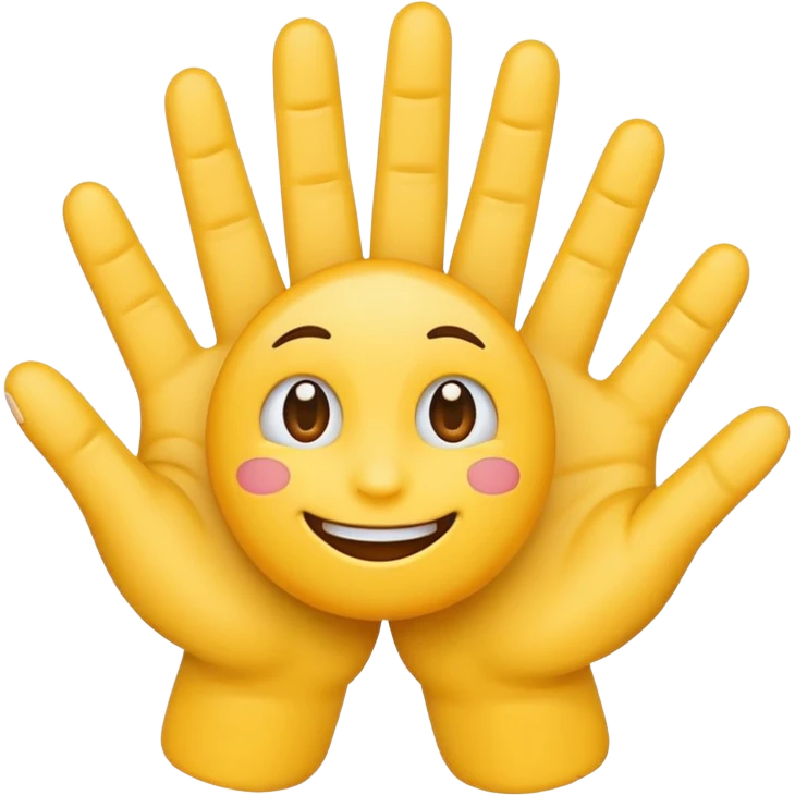 make emoji with seven fingers emoji