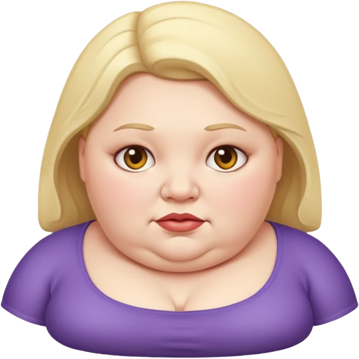 Obese woman emoji