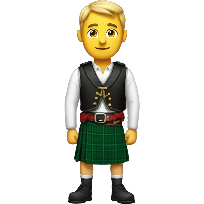 man in kilt emoji
