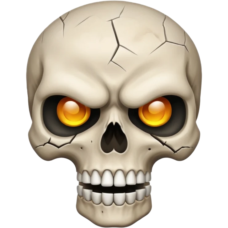 angry skull emoji