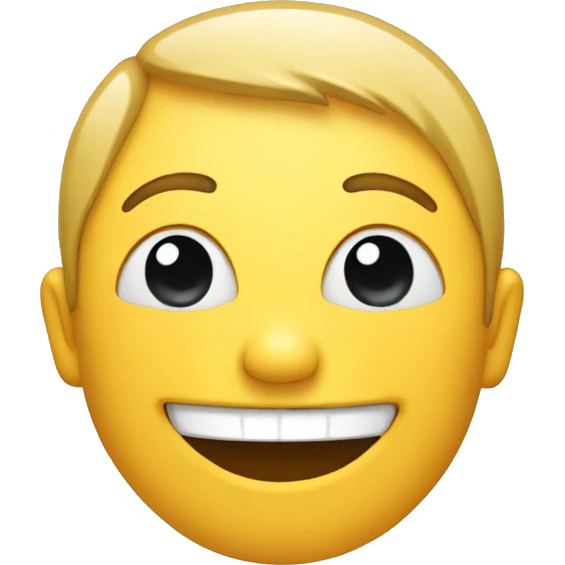 a smiling face with feet behind it emoji