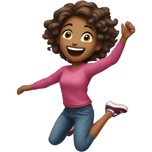 Excited girl  emoji