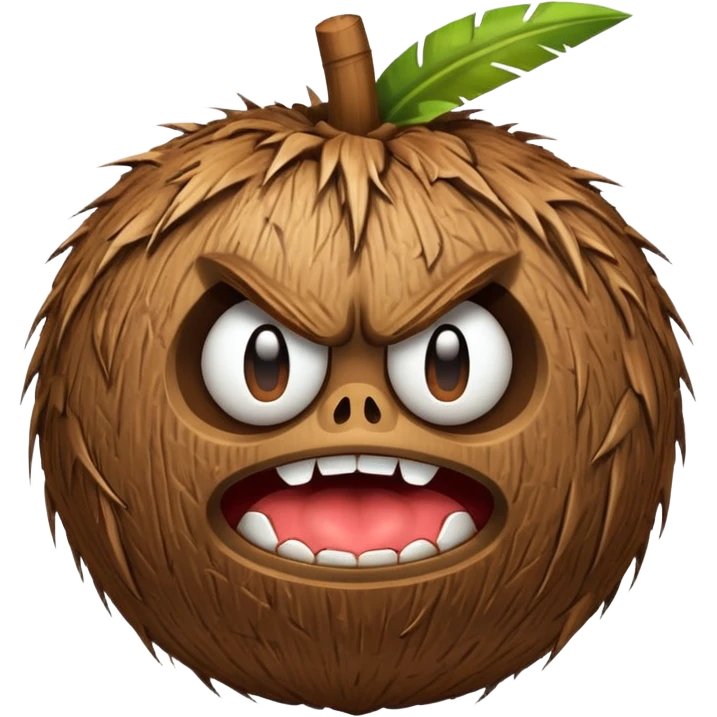 kakamora angry coconut Disney  emoji