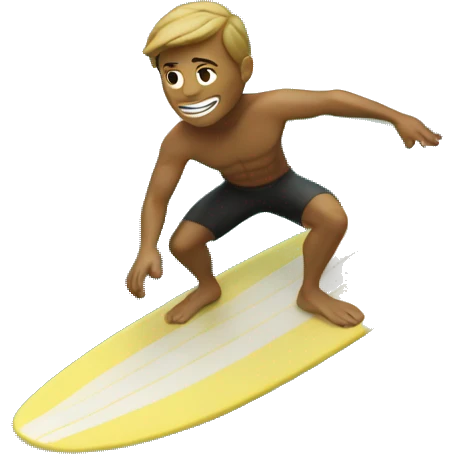 Surfer on wave emoji