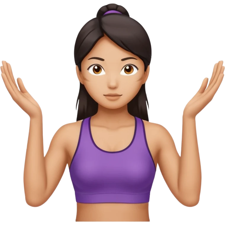 Asian Women Draw X-Shapes With Both Arms emoji