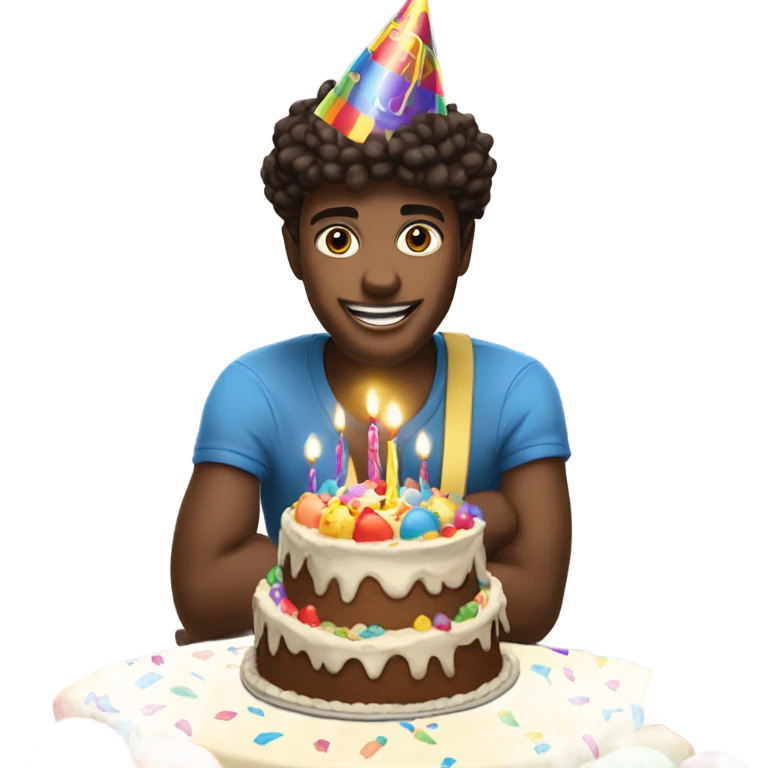 birthday with LIL Moses emoji